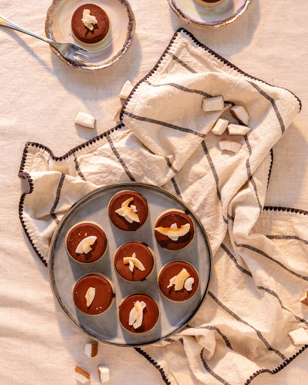 - Raw Cacao and Coconut Mini Cakes