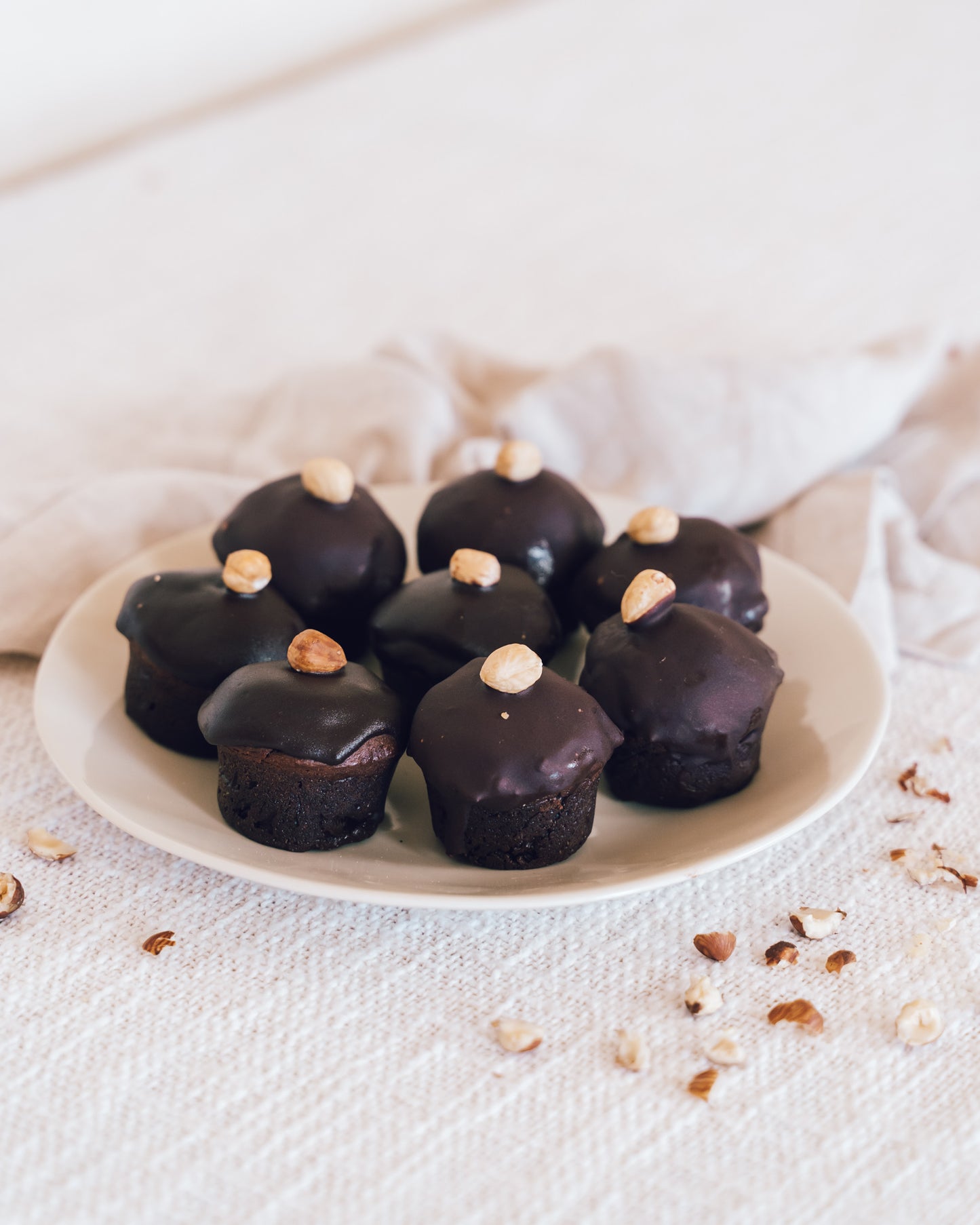 Hazelnut & Dark Chocolate Cupcakes