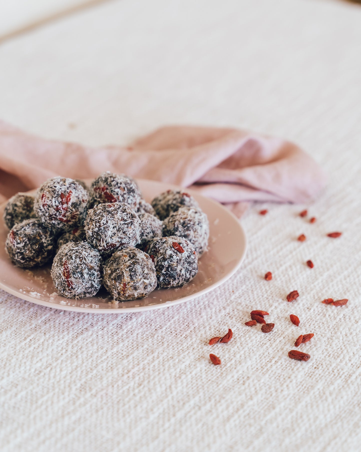 Peanut Butter & Jelly Date Balls