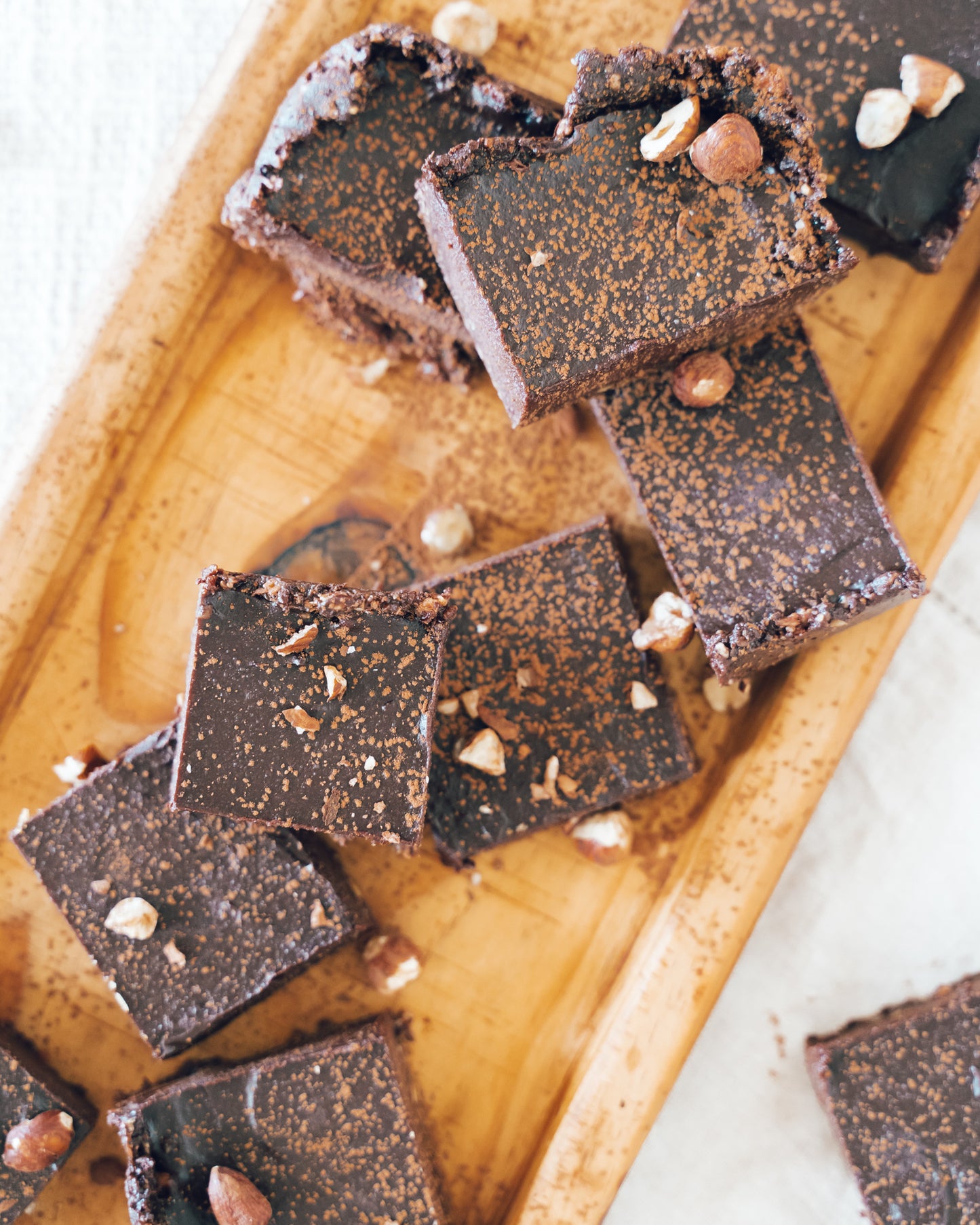 Dark Chocolate and Hazelnut Tart