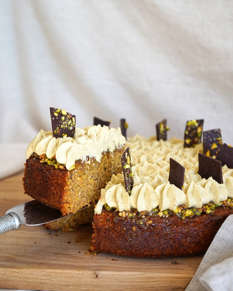 Pistachio, Thyme & Citrus Drizzle Cake