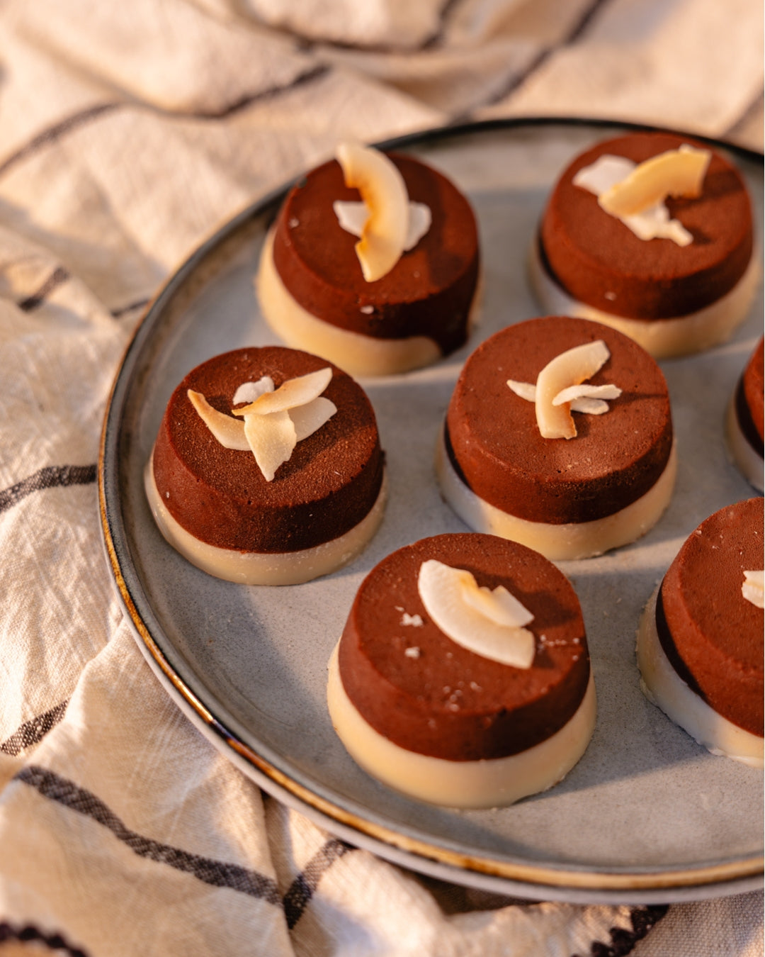 - Raw Cacao and Coconut Mini Cakes