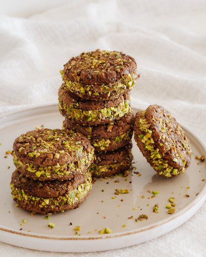 Pistachio Sandwich Cookie