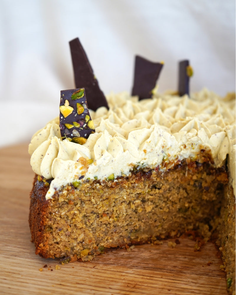 Pistachio, Thyme & Citrus Drizzle Cake