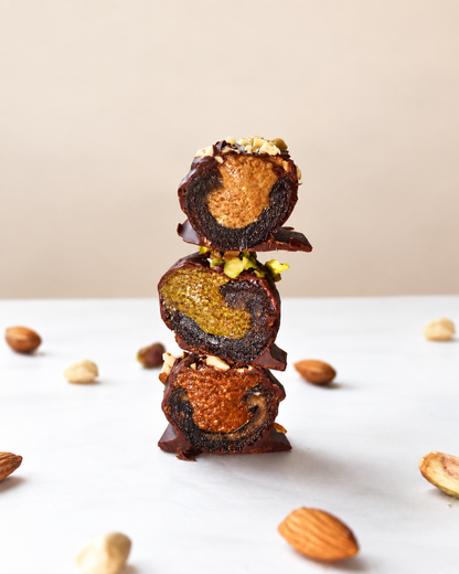 Stuffed Nut Butter & Chocolate Medjool Dates