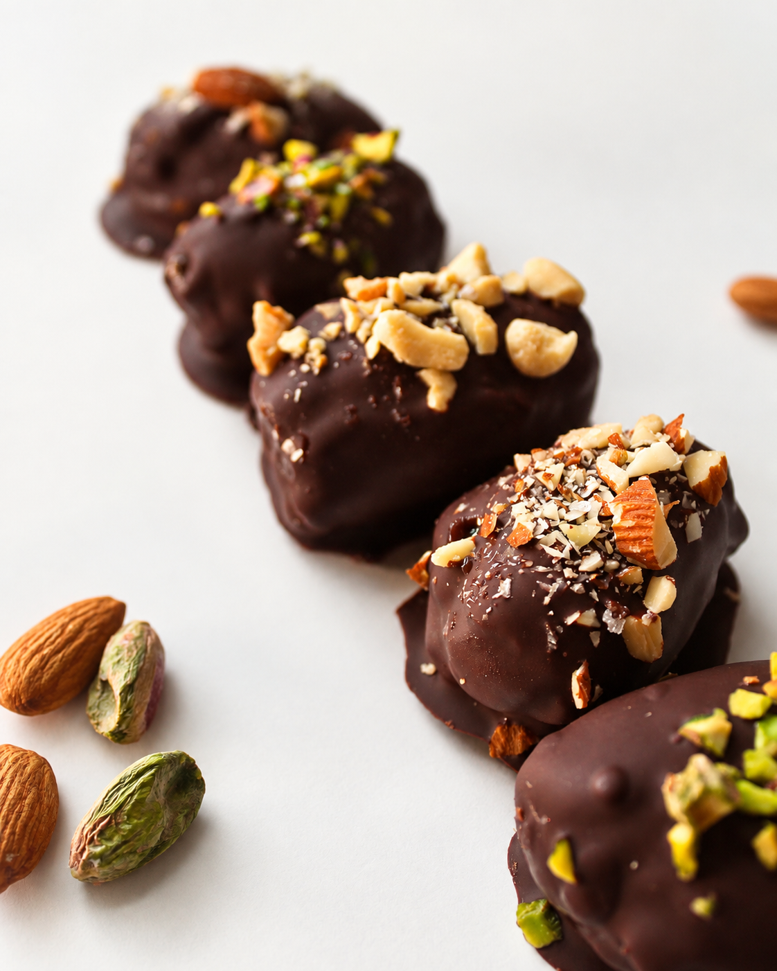 Stuffed Nut Butter & Chocolate Medjool Dates