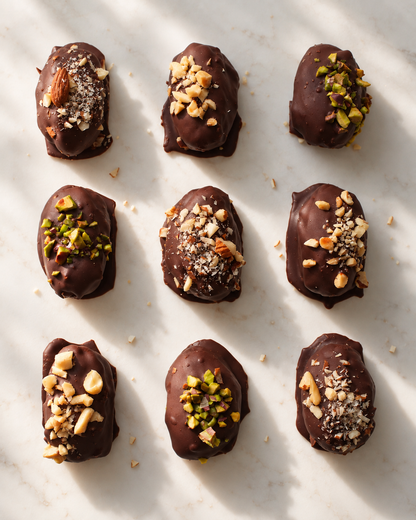 Stuffed Nut Butter & Chocolate Medjool Dates