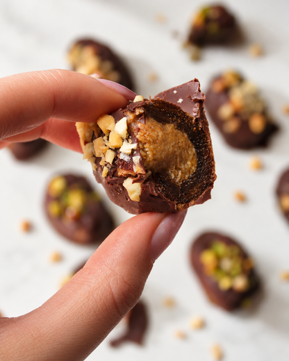 Stuffed Nut Butter & Chocolate Medjool Dates