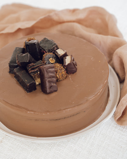 Beetroot & Dark Chocolate Cake with Chocolate Kefir Icing