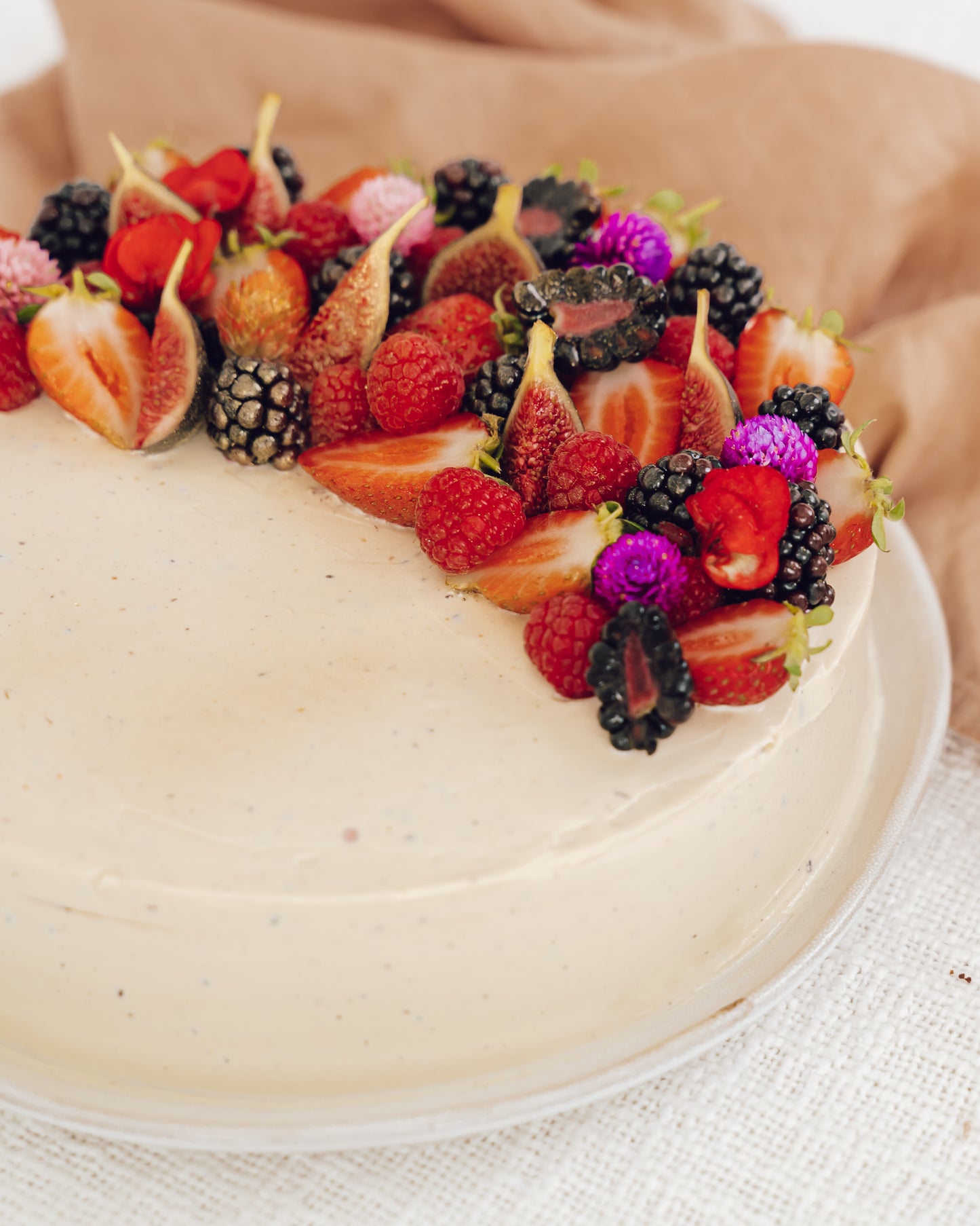 Beetroot Cake with Creamed Cottage Cheese Icing