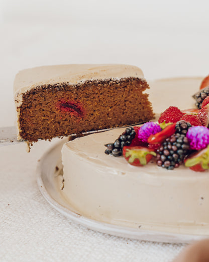 Beetroot Cake with Creamed Cottage Cheese Icing