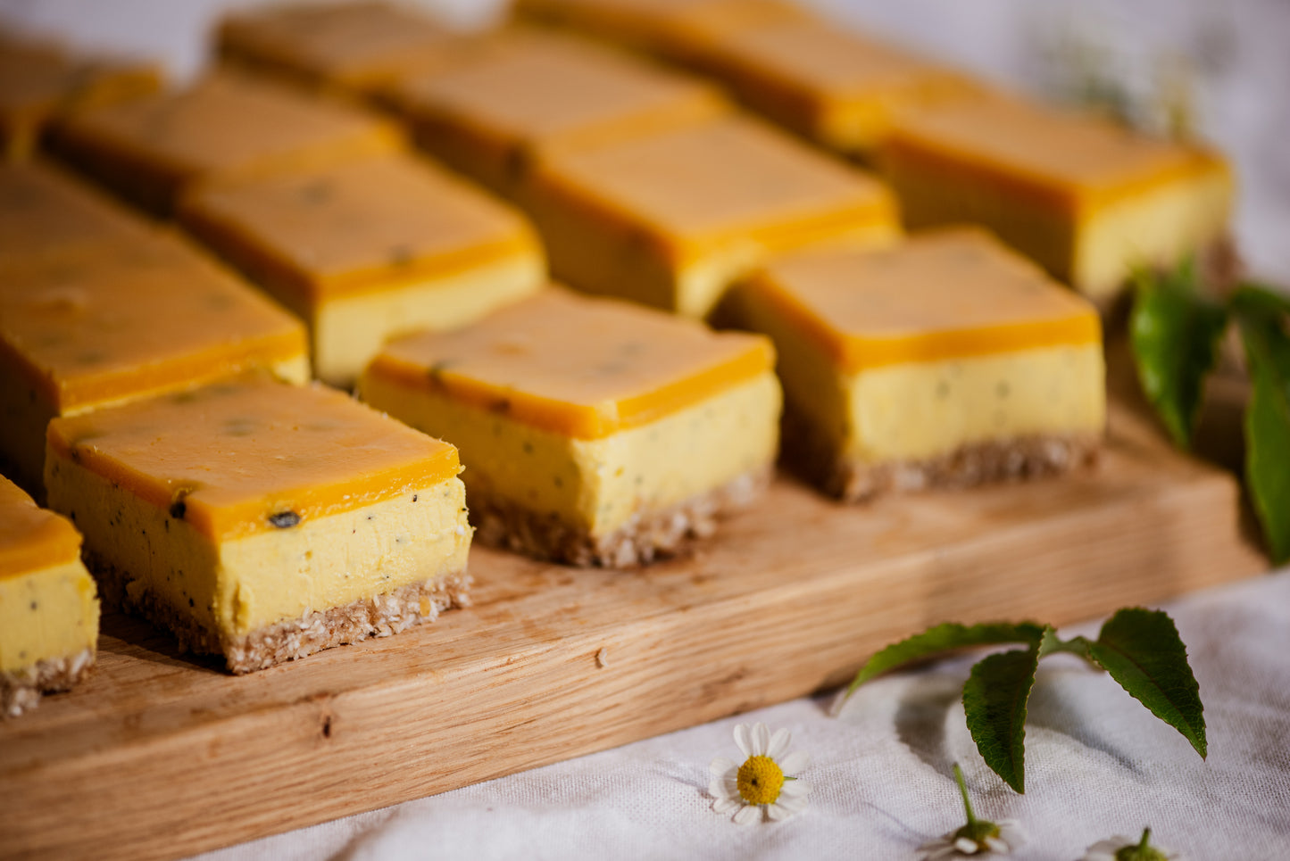 *Seasonal* Mango & Passion Fruit Tart