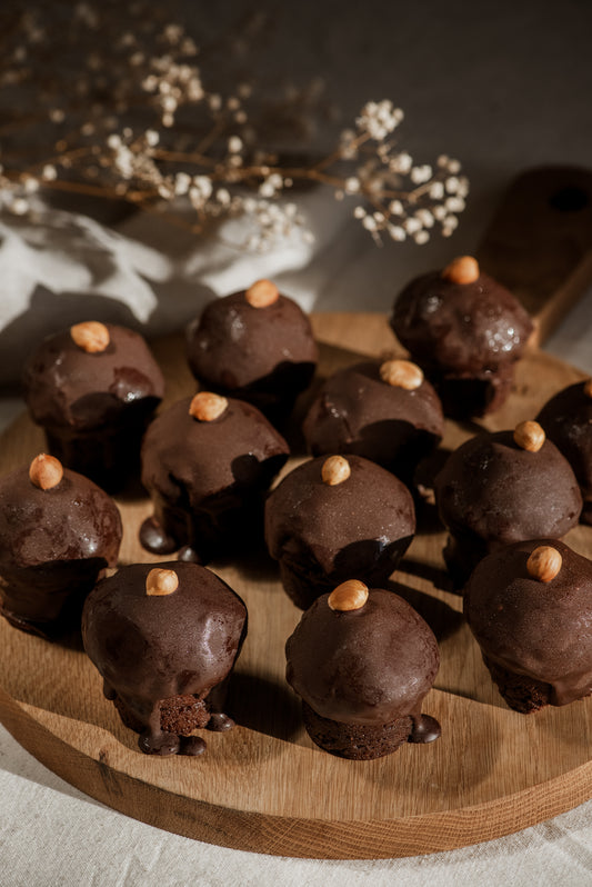 Hazelnut & Dark Chocolate Cupcakes