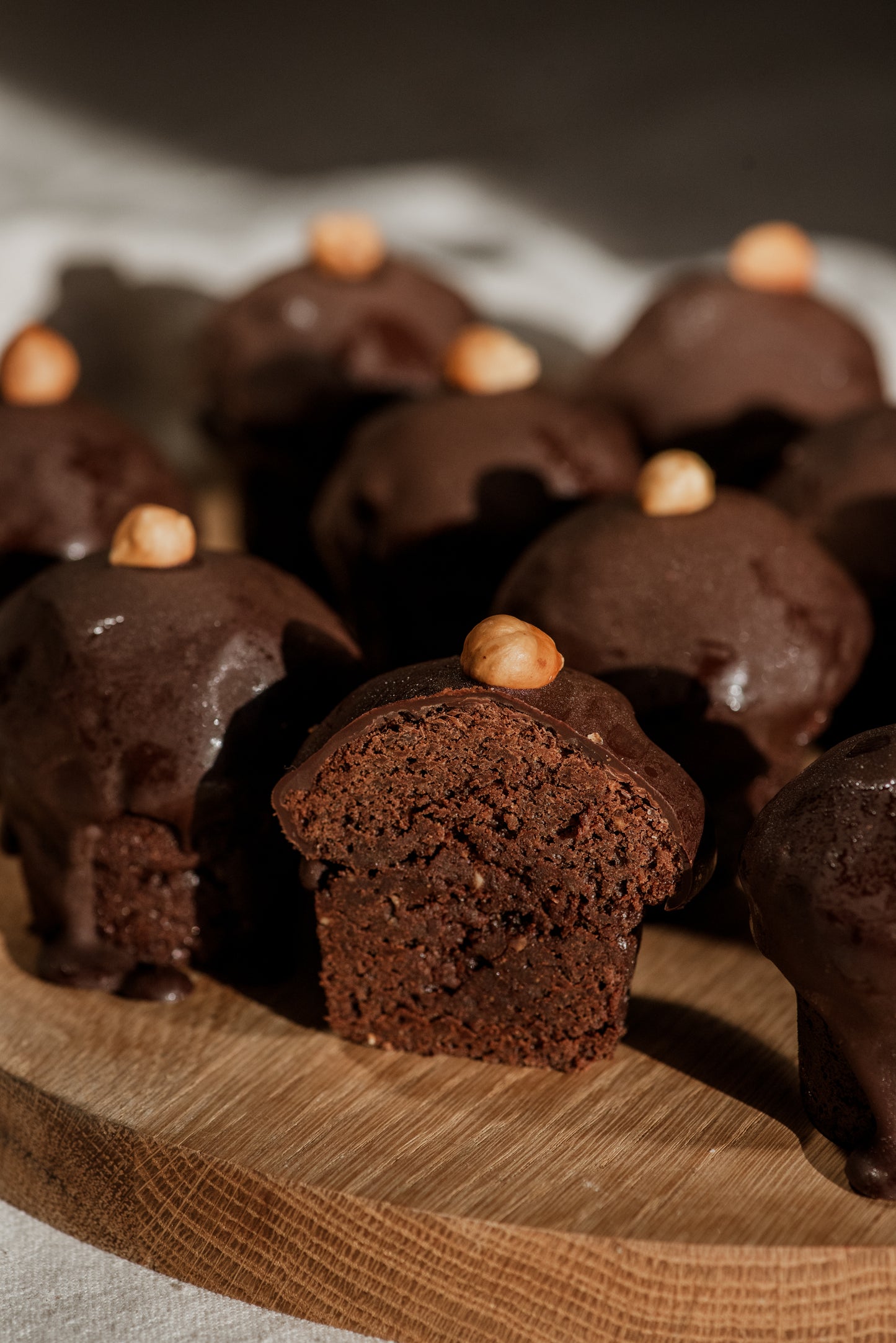 Hazelnut & Dark Chocolate Cupcakes