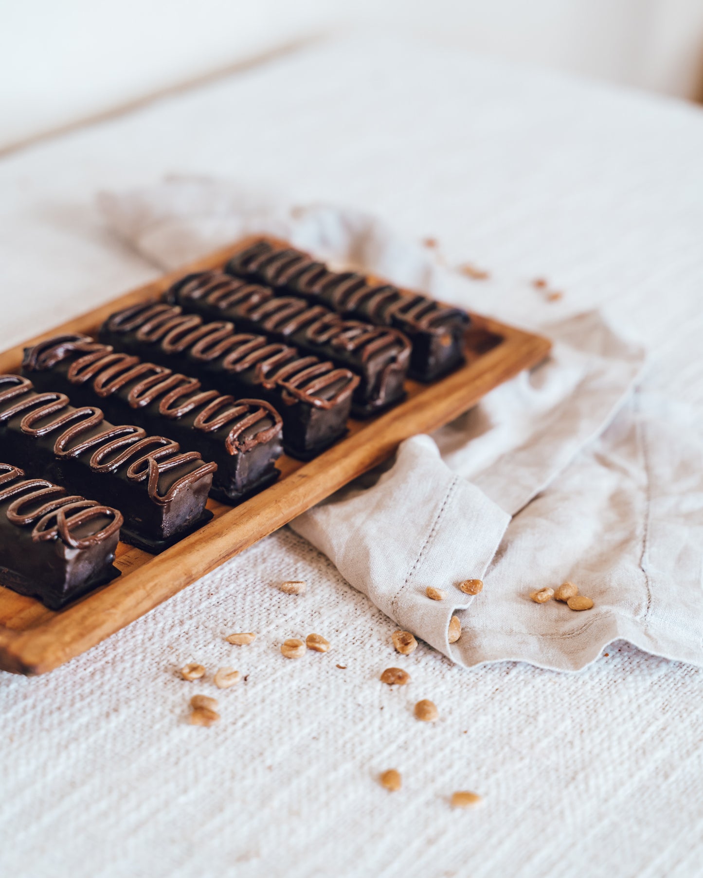 Raw Vegan Snickers Bars